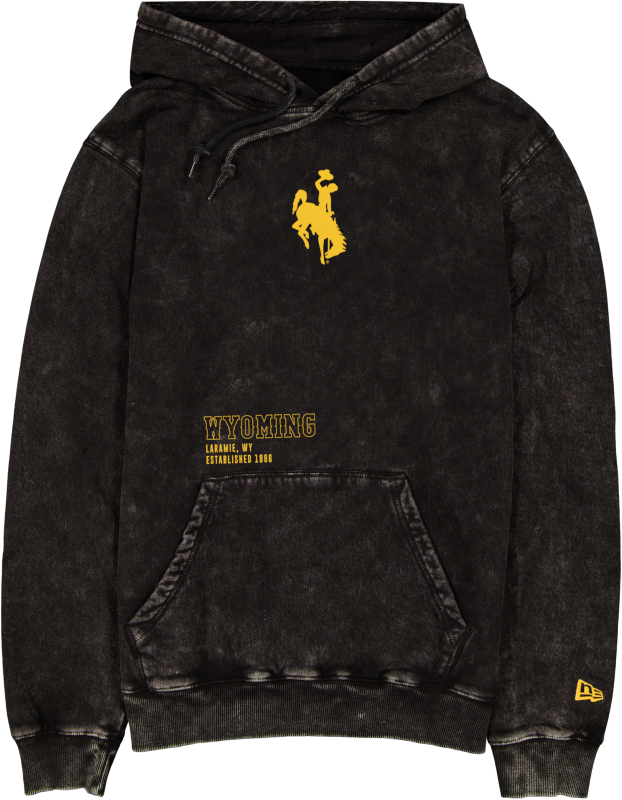 Wyoming Cowboys Sport Night Black Hoodie