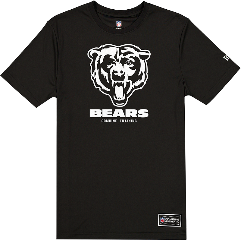 Chicago Bears Combine Black T-Shirt