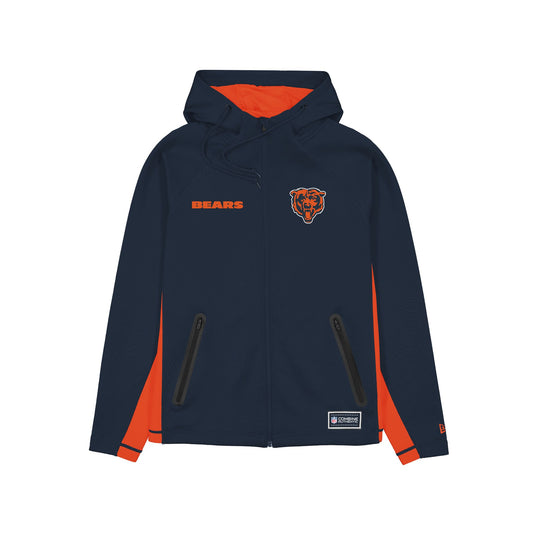 Chicago Bears Combine Full-Zip Hoodie - New Era Cap