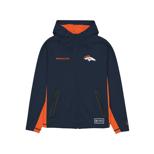 Denver Broncos Combine Full-Zip Hoodie - New Era Cap
