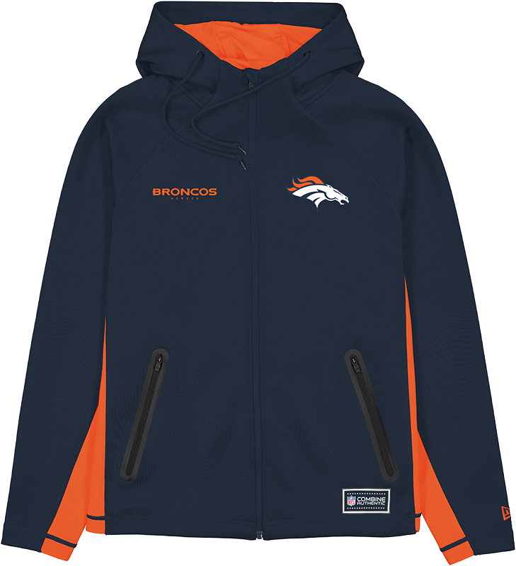 Denver Broncos Combine Full-Zip Hoodie