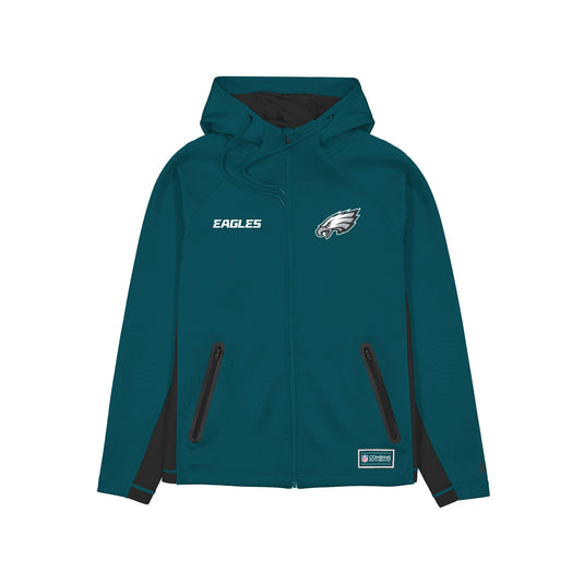 Philadelphia Eagles Combine Full-Zip Hoodie - New Era Cap