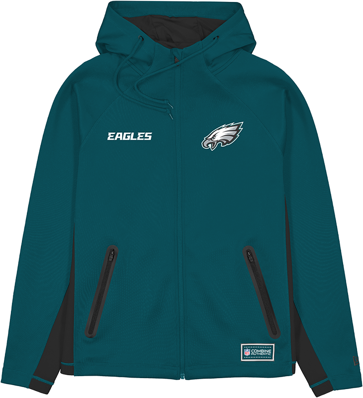 Philadelphia Eagles Combine Full-Zip Hoodie