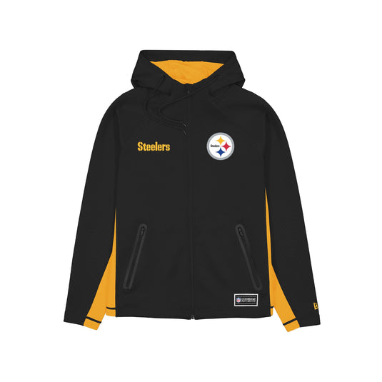 Pittsburgh Steelers Combine Full-Zip Hoodie - New Era Cap