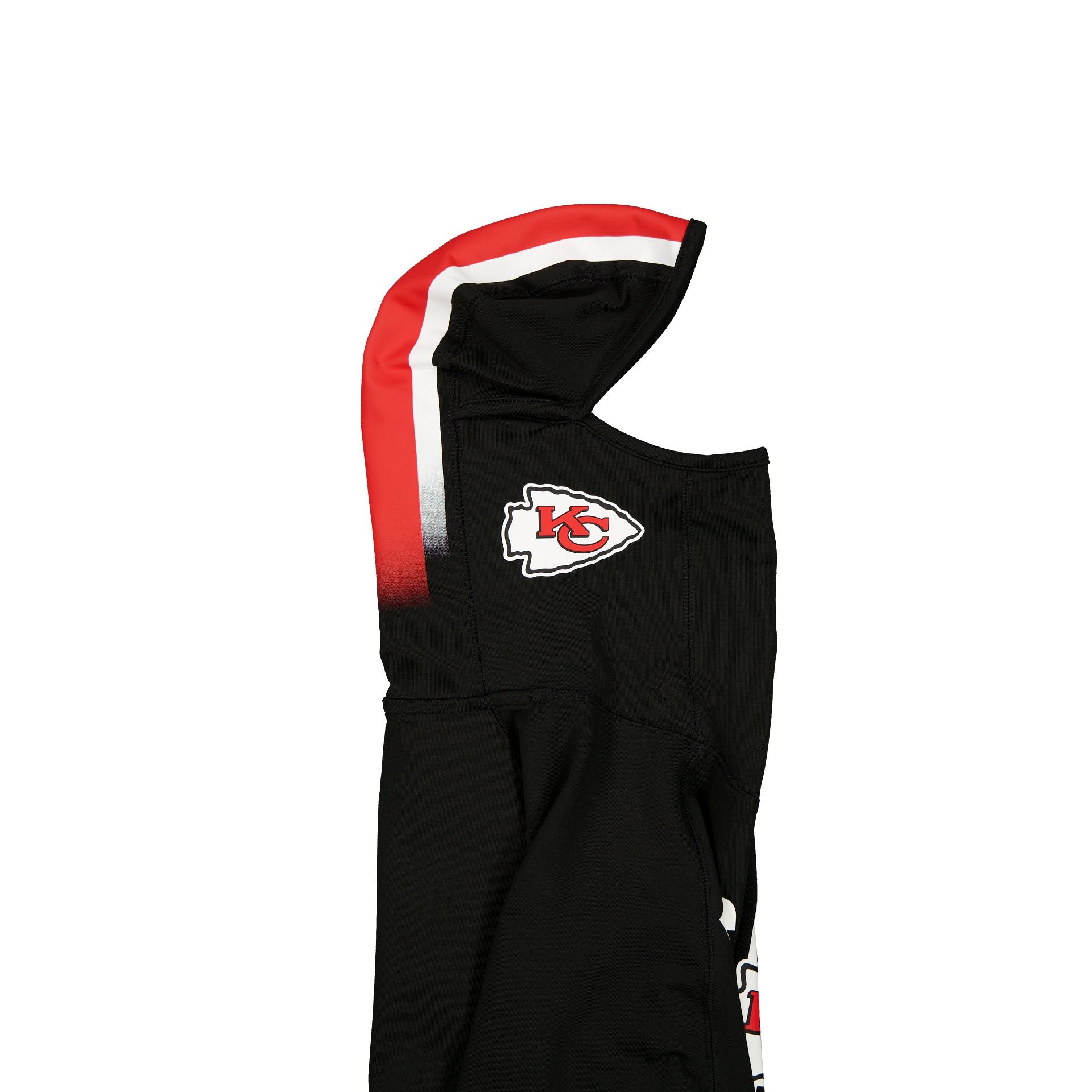 Kansas City Chiefs 2025 Functional Fandom Black Balaclava Hoodie
