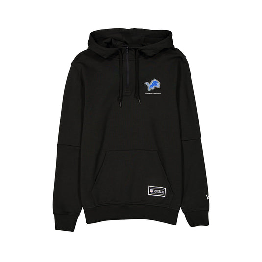 Detroit Lions 2025 Functional Fandom Black Hoodie - New Era Cap
