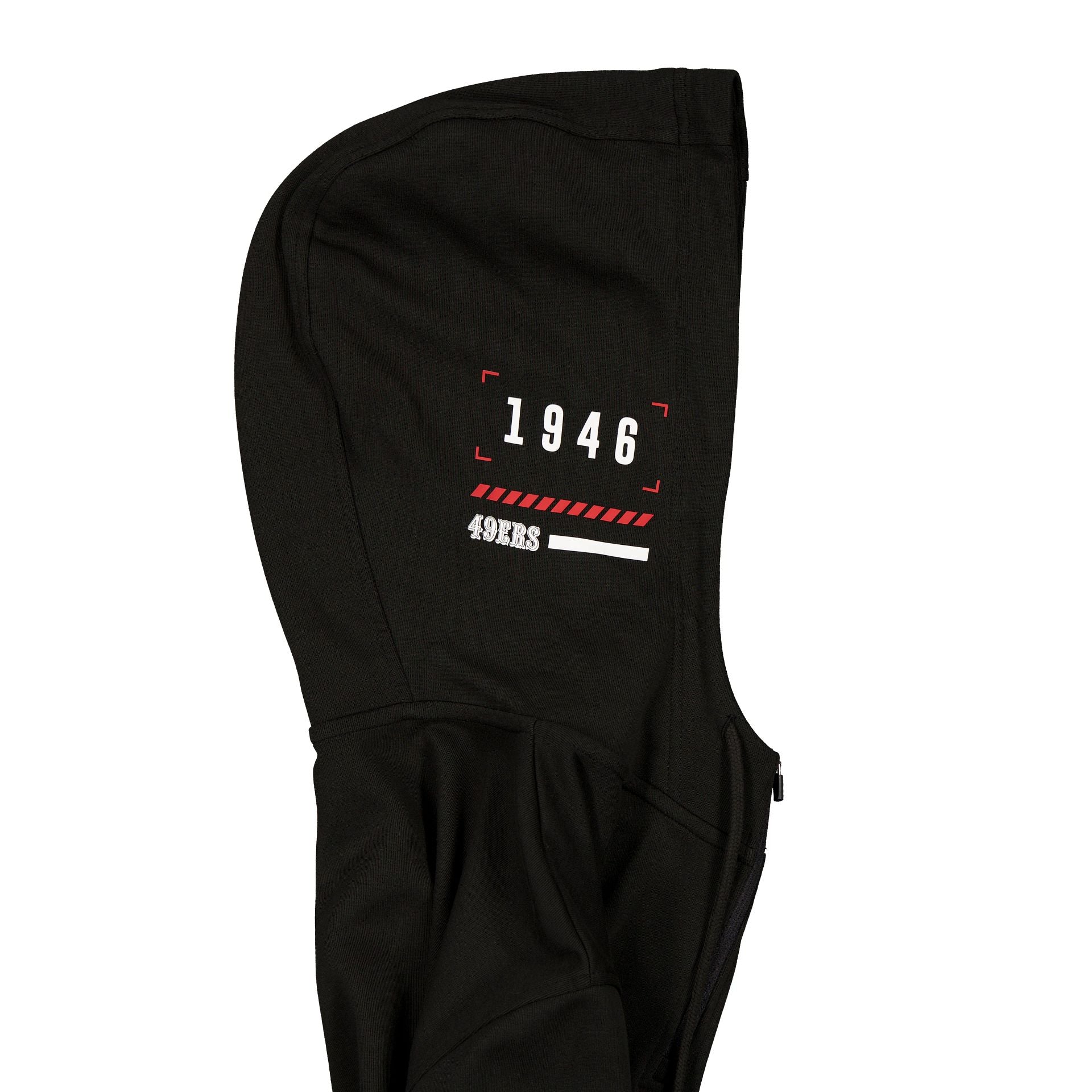 San Francisco 49ers 2025 Functional Fandom Black Hoodie