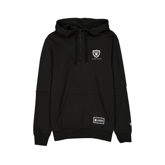 Las Vegas Raiders 2025 Functional Fandom Black Hoodie - New Era Cap