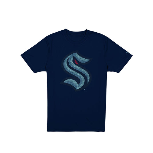 Seattle Kraken Wash Logo Short-Sleeve T-Shirt - New Era Cap