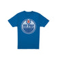 Edmonton Oilers Wash Logo Short-Sleeve T-Shirt