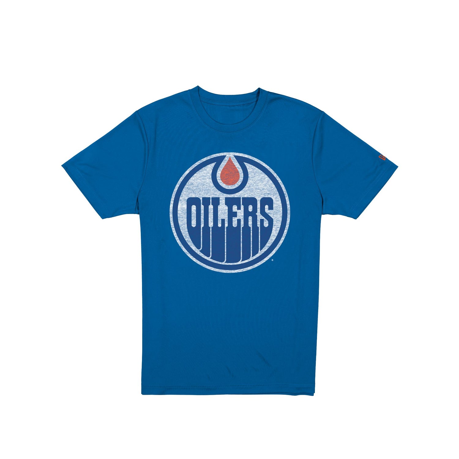 Edmonton Oilers Wash Logo Short-Sleeve T-Shirt