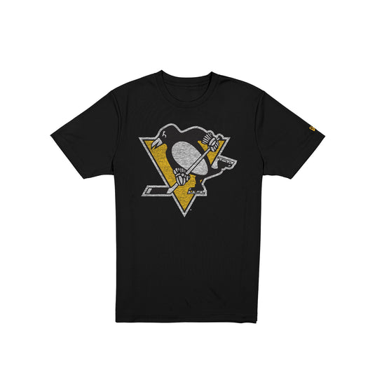 Pittsburgh Penguins Wash Logo Short-Sleeve T-Shirt - New Era Cap