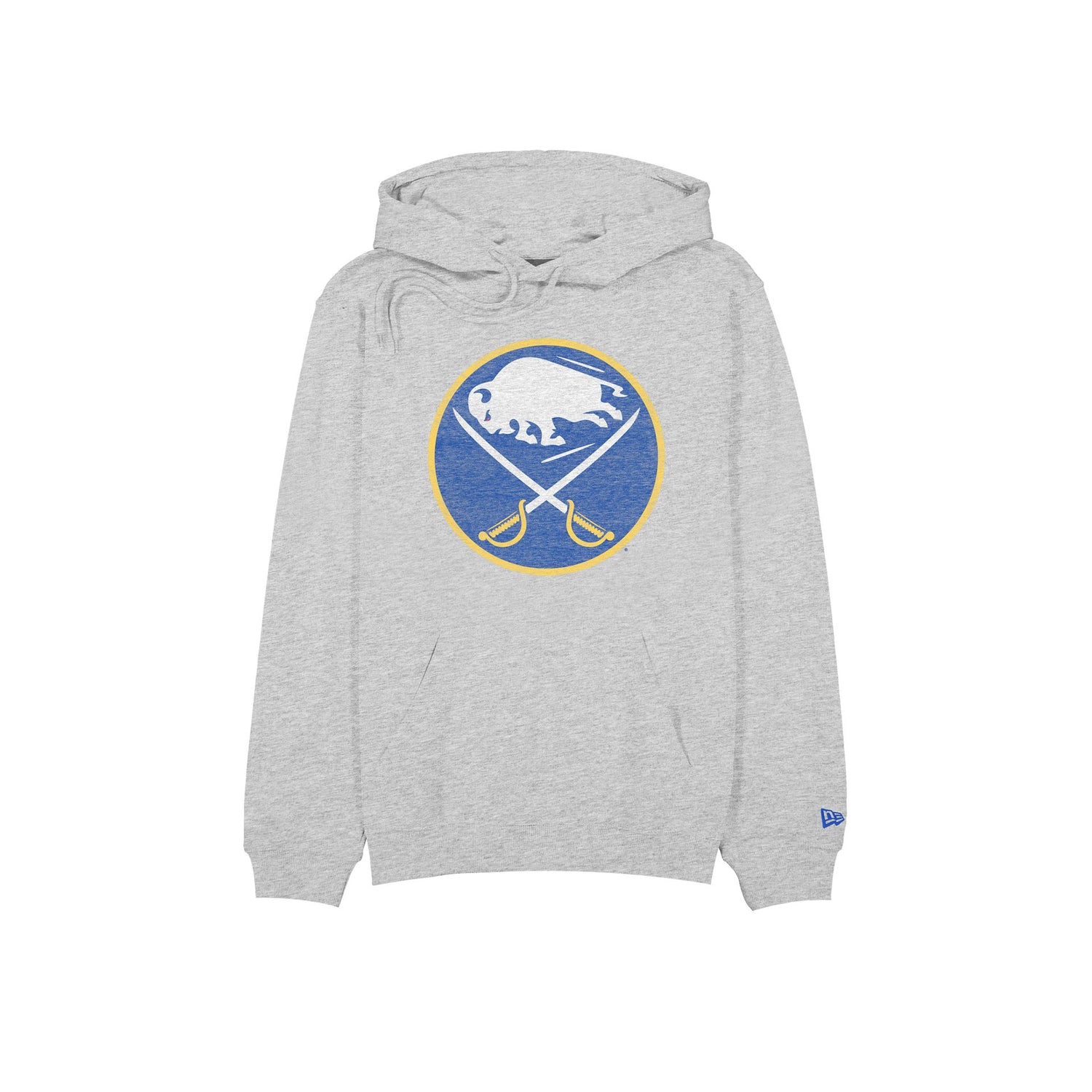 Buffalo Sabres Wash Gray Logo Hoodie