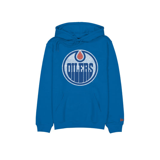 Edmonton Oilers Wash Logo Hoodie - New Era Cap