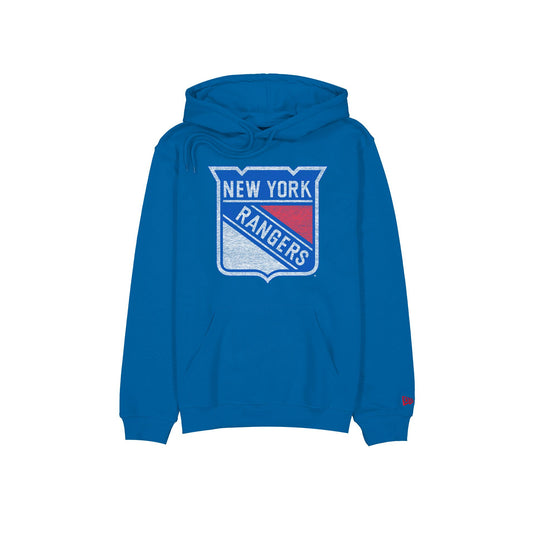 New York Rangers Wash Logo Hoodie - New Era Cap