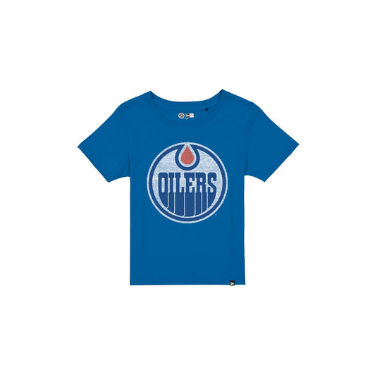 Edmonton Oilers Wash Logo Women's Short-Sleeve T-Shirt - New Era Cap