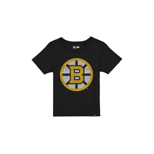 Boston Bruins Wash Logo Women's Short-Sleeve T-Shirt - New Era Cap