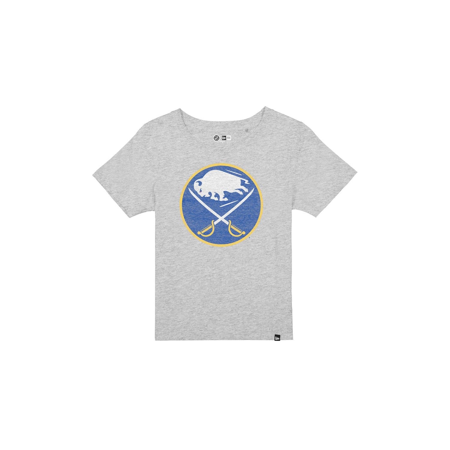 Buffalo Sabres Wash Logo Women's Gray Short-Sleeve T-Shirt