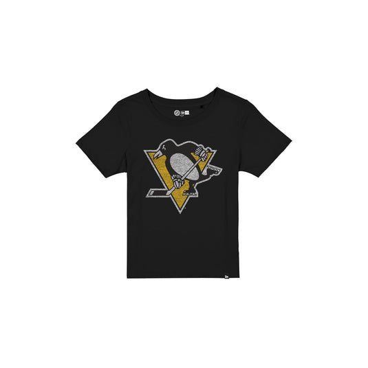 Pittsburgh Penguins Wash Logo Women's Short-Sleeve T-Shirt - New Era Cap