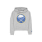 Buffalo Sabres Wash Logo Gray Women's Hoodie