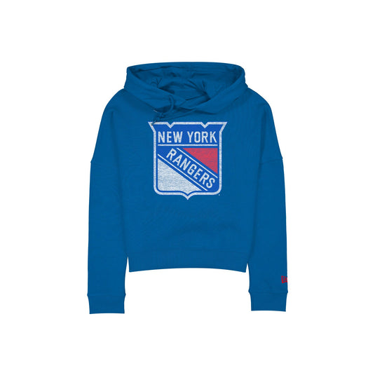 New York Rangers Wash Logo Women's Hoodie - New Era Cap