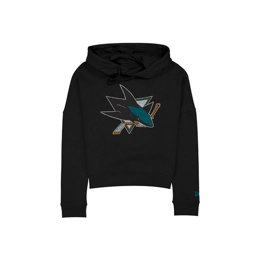 San Jose Sharks Wash Logo Women's Hoodie - New Era Cap