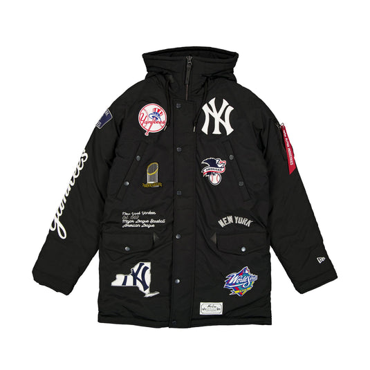Alpha Industries x New York Yankees Black N-3B Parka Jacket - New Era Cap