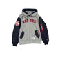 Alpha Industries x Boston Red Sox Gray MA-1 Full Zip Fleece Jacket