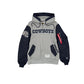 Alpha Industries x Dallas Cowboys Gray MA-1 Full Zip Fleece Jacket