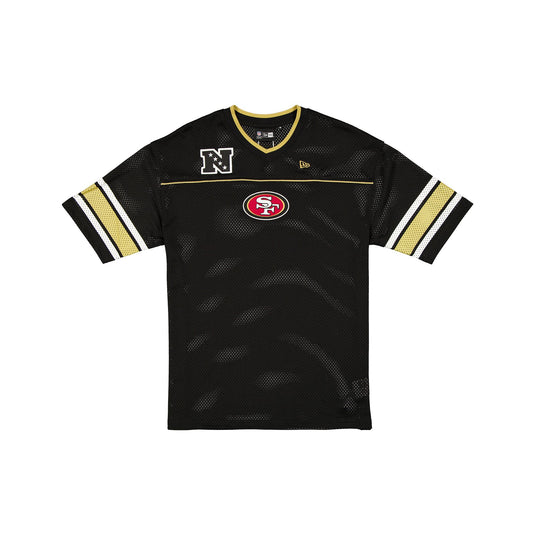 San Francisco 49ers Mesh Black Jersey - New Era Cap