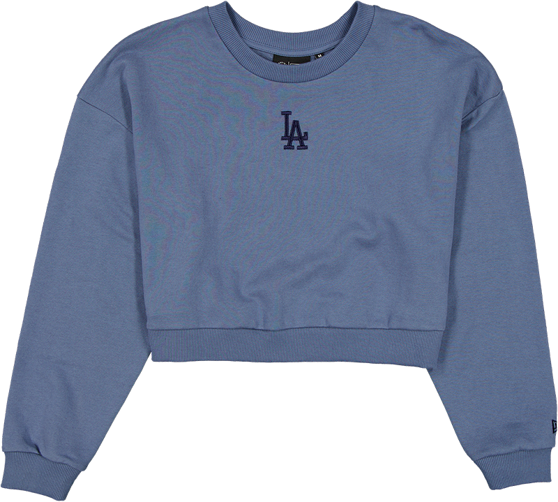 Los Angeles Dodgers League Essential Cropped Blue Women's Crewneck