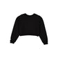New York Yankees League Essential Cropped Black Women's Crewneck