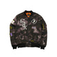 Alpha Industries x Chicago White Sox Black Camo MA-1 Bomber Jacket