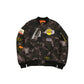 Alpha Industries x Los Angeles Lakers Black Camo MA-1 Bomber Jacket