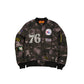 Alpha Industries x Philadelphia 76ers Black Camo MA-1 Bomber Jacket