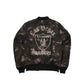 Alpha Industries x Las Vegas Raiders Black Camo MA-1 Bomber Jacket