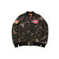 Alpha Industries x Montreal Canadiens Black Camo MA-1 Bomber Jacket