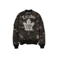 Alpha Industries x Toronto Maple Leafs Black Camo MA-1 Bomber Jacket