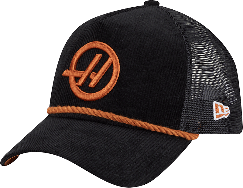 TGR Haas F1 Team Corduroy 9FORTY A-Frame Trucker Hat