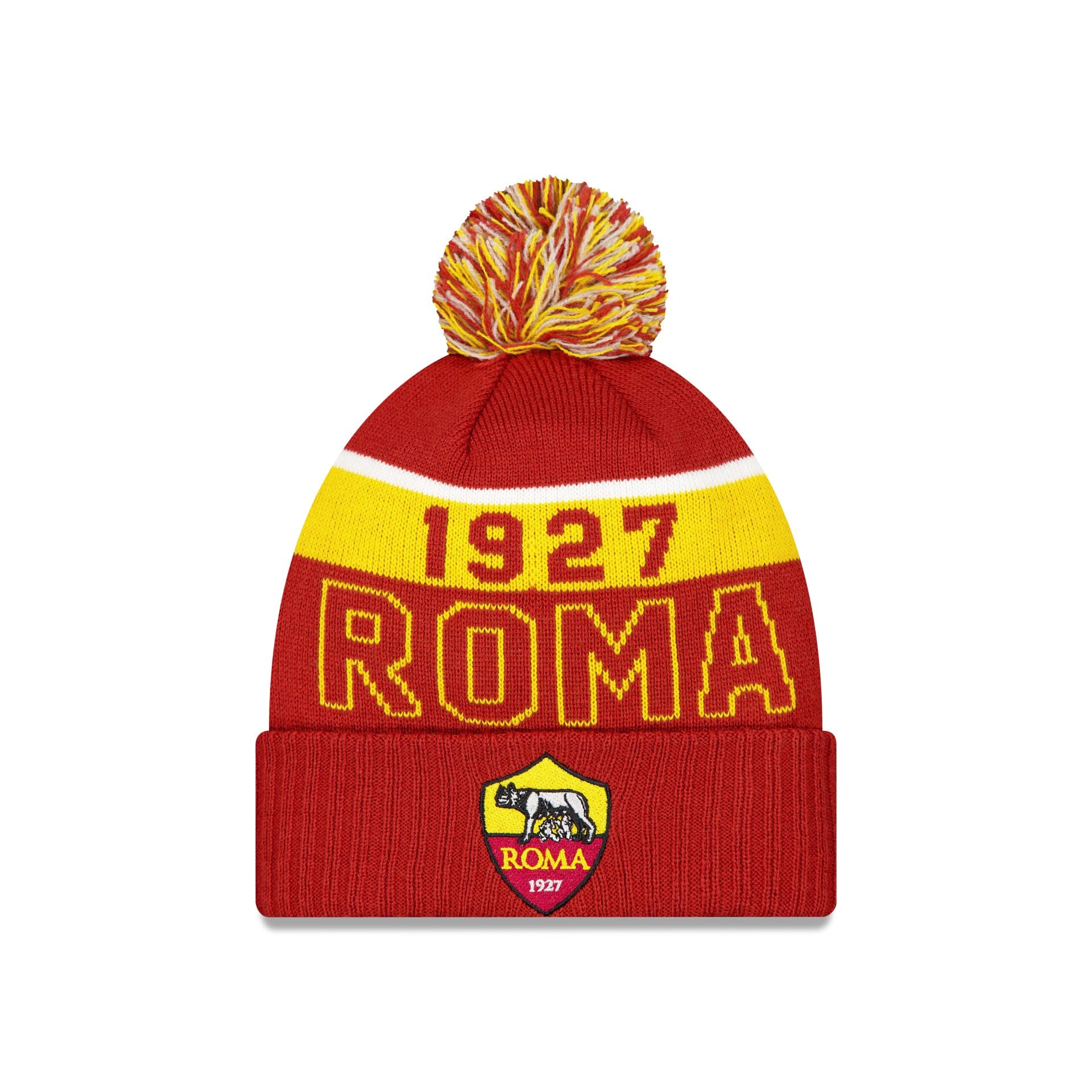 AS Roma Sport Pom Knit Hat