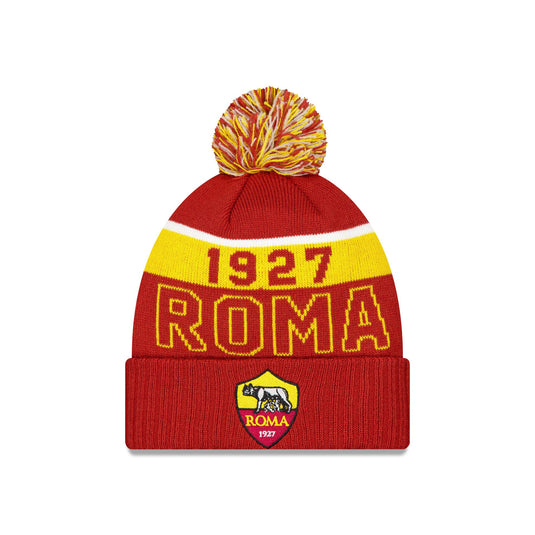 AS Roma Sport Pom Knit Hat - New Era Cap