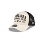 Chelsea FC Light Cream 9FORTY A-Frame Trucker Hat