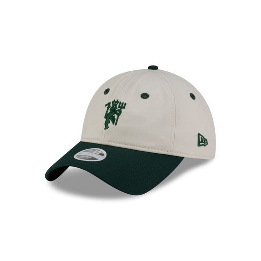 Manchester United FC Ivory Dark Women's Green 9TWENTY Adjustable Hat - New Era Cap