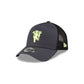 Manchester United FC Cyber Yellow Pop 9FORTY A-Frame Snapback Hat