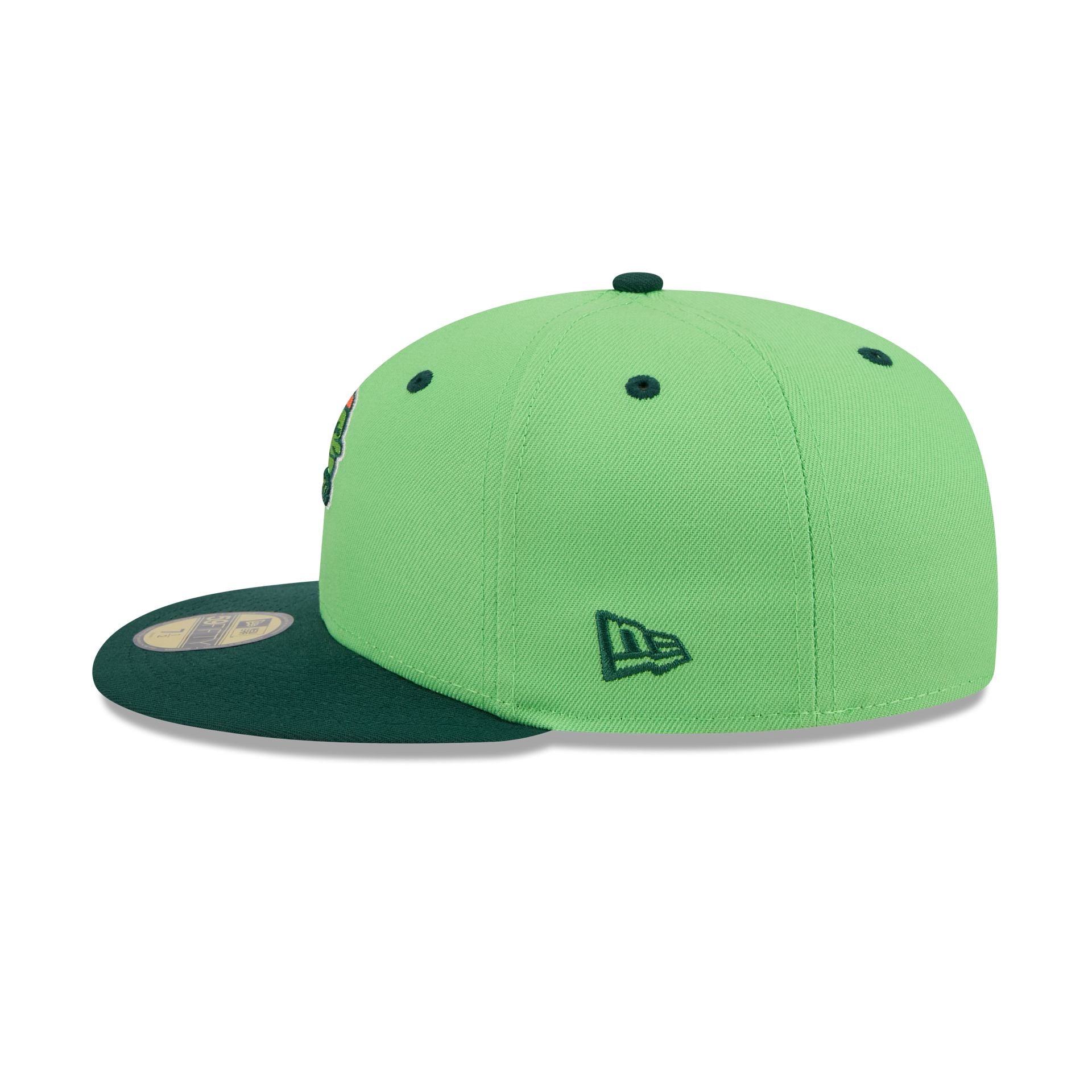 Hartford Yard Goats Theme Night Green 59FIFTY Fitted Hat – New Era Cap