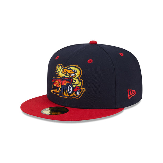 Toledo Mud Hens Theme Night Navy 59FIFTY Fitted Hat - New Era Cap