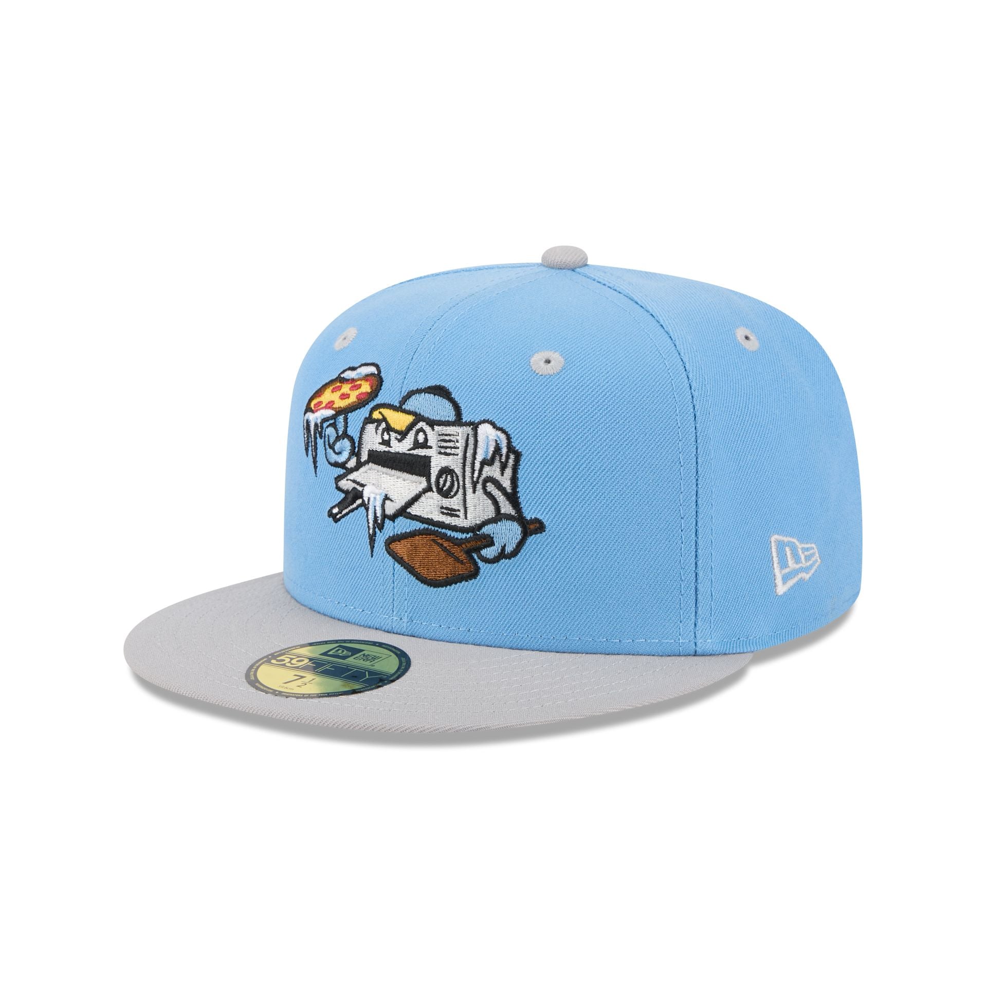 Wisconsin Timber Rattlers Theme Night Light Blue 59FIFTY Fitted Hat ...