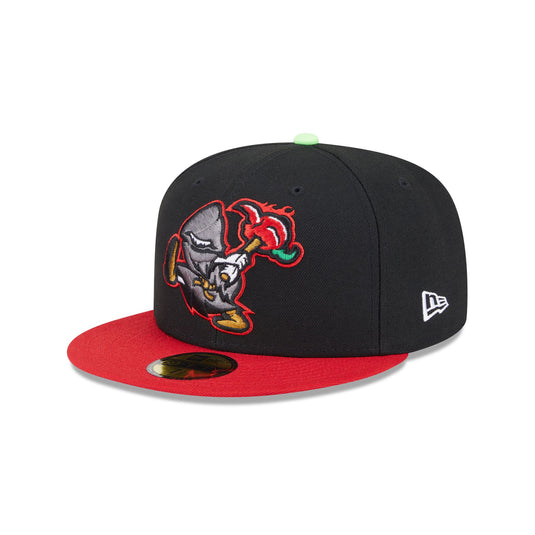 Winston-Salem Dash Theme Night Black 59FIFTY Fitted Hat - New Era Cap