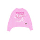 Atlanta Braves Throwback Women's Washed Pink Crewneck