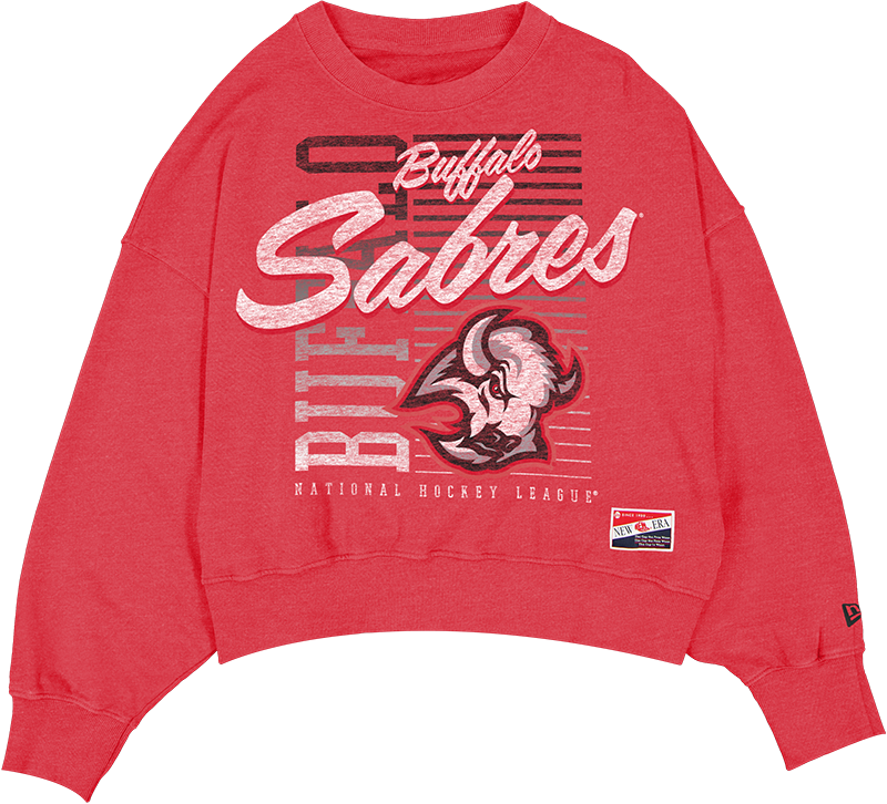 Buffalo Sabres Throwback Women's Washed Crewneck